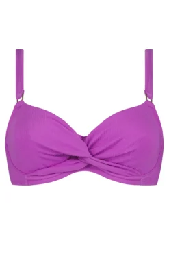 Bad/beach dames bikini top paars