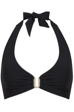 Bad/beach dames bikini top zwart