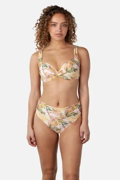Bad/beach dames bikini top bruin