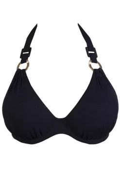 Bad/beach dames bikini top blauw