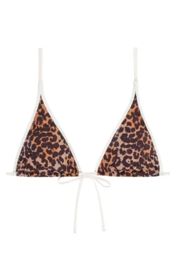 Bad/beach dames bikini top bruin