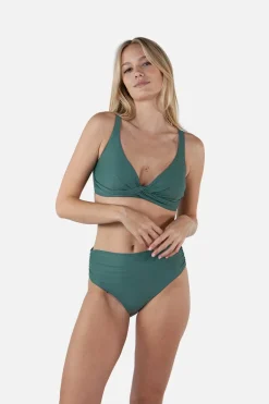 Bad/beach dames bikini top bruin