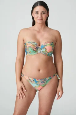 Bad/beach dames bikini top groen