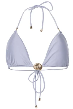 Bad/beach dames bikini top blauw