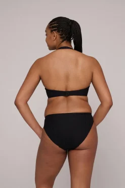 Bad/beach dames bikini top zwart