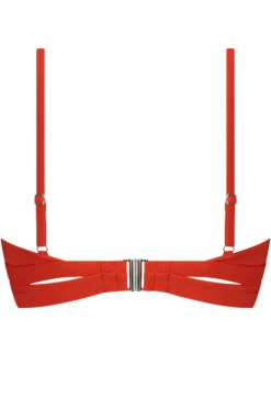 Bad/beach dames bikini top rood