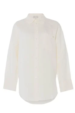 Bad/beach dames blouse strand ecru