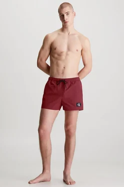 Bad/beach heren zwemshort rood