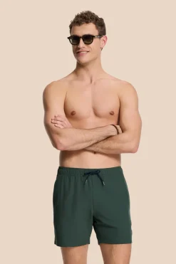 Bad/beach heren zwemshort groen