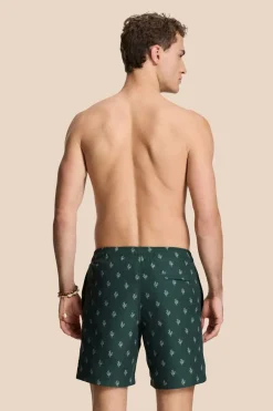 Bad/beach heren zwemshort groen