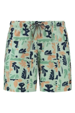 Bad/beach heren zwemshort groen