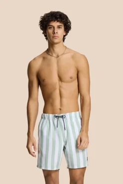 Bad/beach heren zwemshort groen