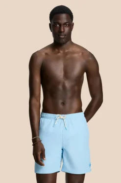 Bad/beach heren zwemshort blauw
