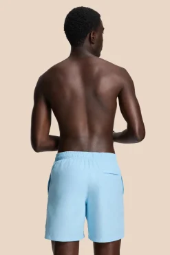 Bad/beach heren zwemshort blauw