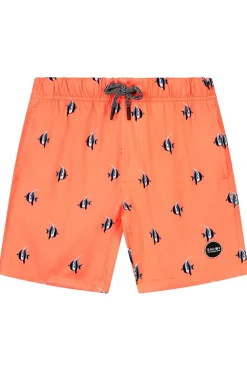 Bad/beach heren zwemshort oranje