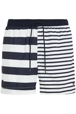 Bad/beach heren zwemshort blauw
