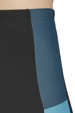 Bad/beach heren zwemslip mid zwart