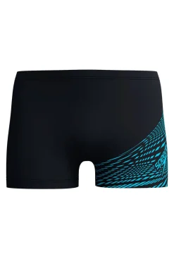Bad/beach heren zwemslip mid zwart