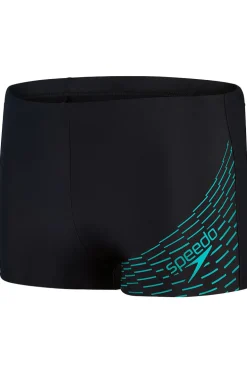Bad/beach heren zwemslip mid zwart
