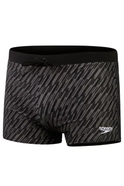 Bad/beach heren zwemslip mid grijs