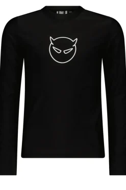 Bad/beach jongens shirt zwart