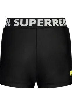Bad/beach jongens zwemslip mid zwart