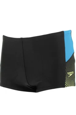 Bad/beach jongens zwemslip mid zwart