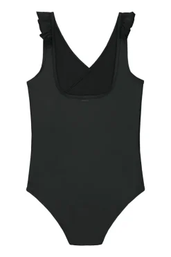 Bad/beach meisjes badpak mode zwart