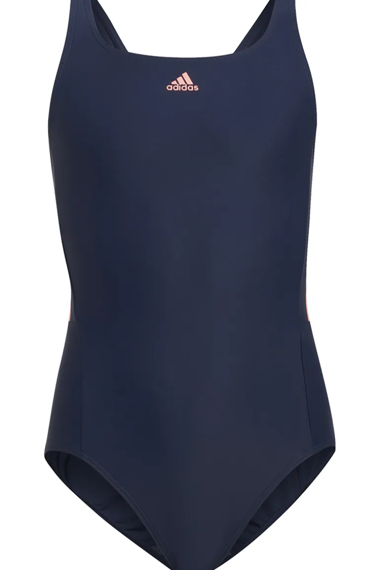 Bad/beach meisjes badpak sport blauw