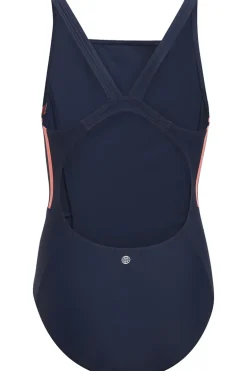 Bad/beach meisjes badpak sport blauw