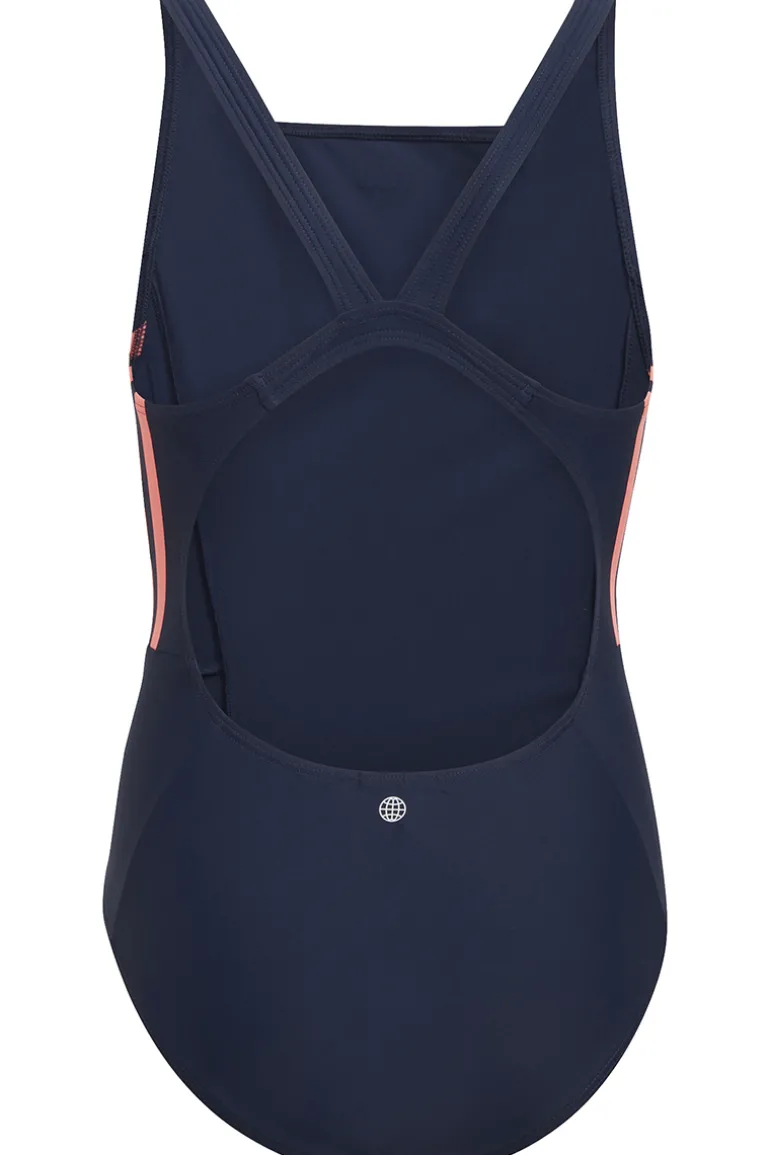 Bad/beach meisjes badpak sport blauw
