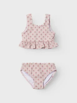 Bad/beach meisjes bikini blauw