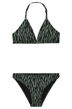 Bad/beach meisjes bikini groen