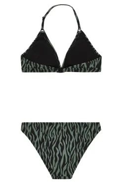 Bad/beach meisjes bikini groen