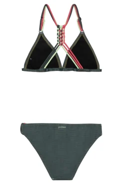 Bad/beach meisjes bikini groen