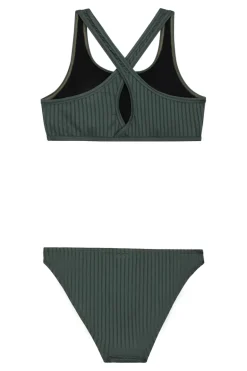 Bad/beach meisjes bikini groen