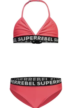 Bad/beach meisjes bikini rood