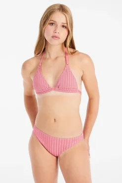 Bad/beach meisjes bikini rose