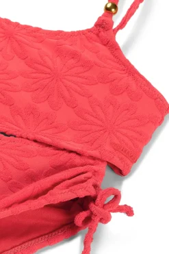 Bad/beach meisjes bikini rood