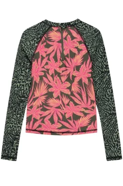 Bad/beach meisjes top groen