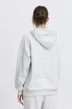Casual dames hoodie grijs