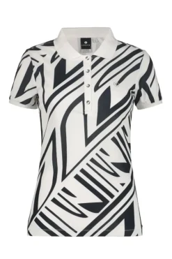 Casual dames polo km wit