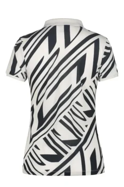 Casual dames polo km wit
