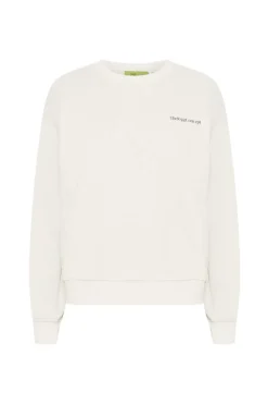 Casual dames sweater ecru
