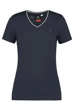 Casual dames t-shirt km blauw