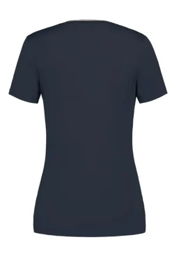 Casual dames t-shirt km blauw