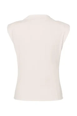 Casual dames t-shirt km bruin