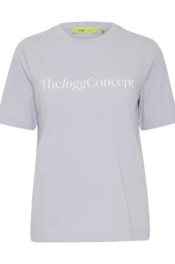 Casual dames t-shirt km paars