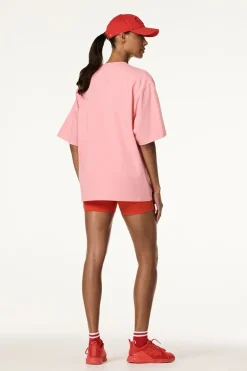Casual dames t-shirt km rose