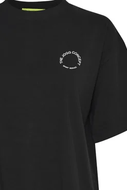 Casual dames t-shirt km zwart